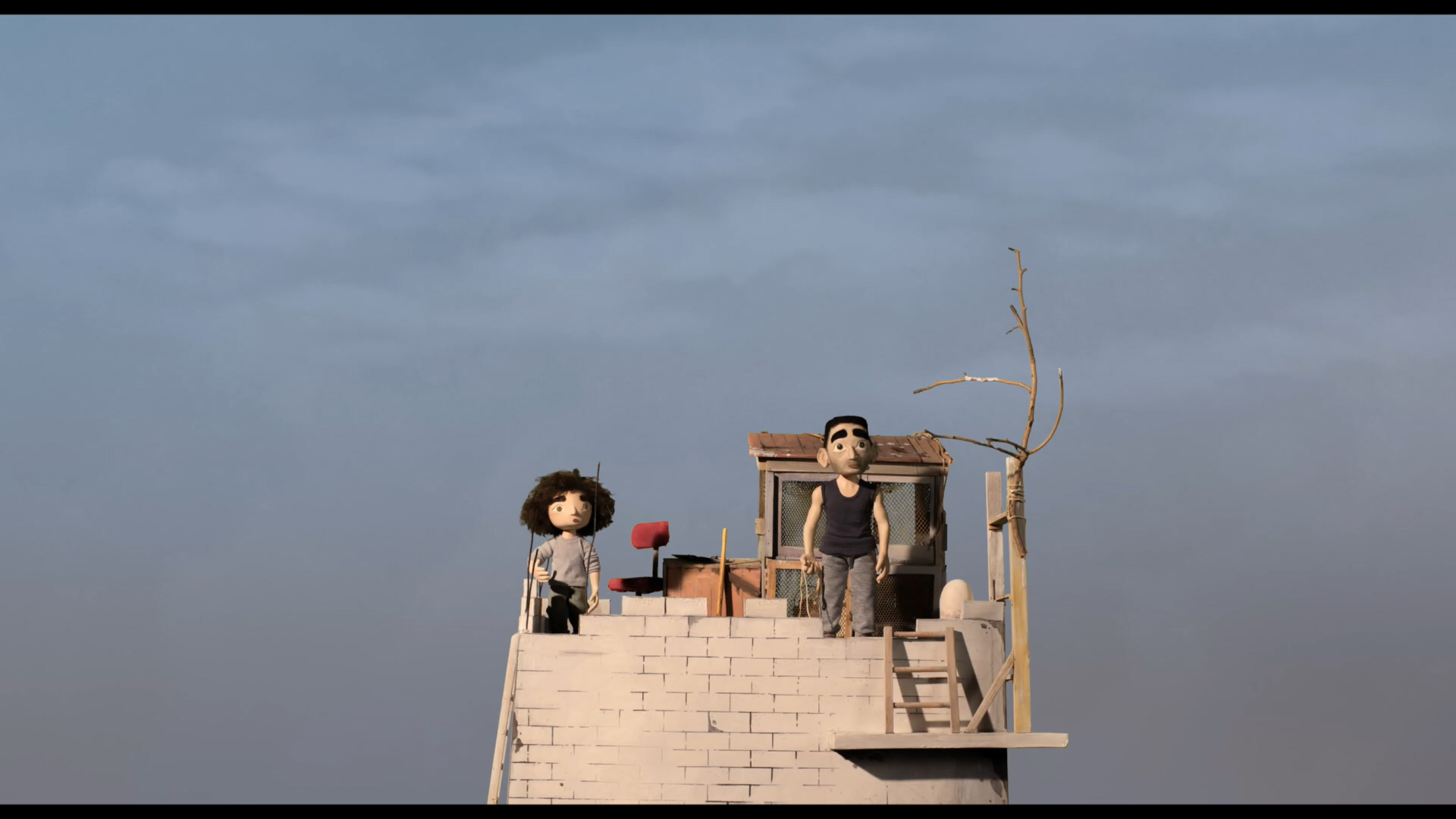 TT Wardi pigdon boy tower sky from film 2018